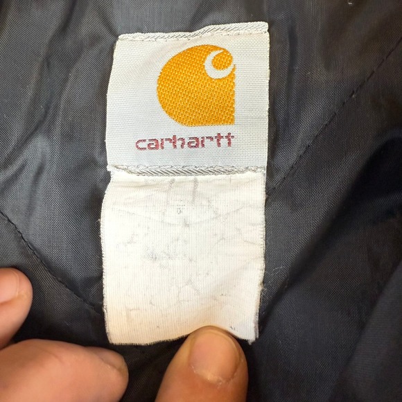 Carhartt Mens Tan Quilted Lined Workwear Jacket Corduroy Collar Size 3XL - Picture 4 of 8